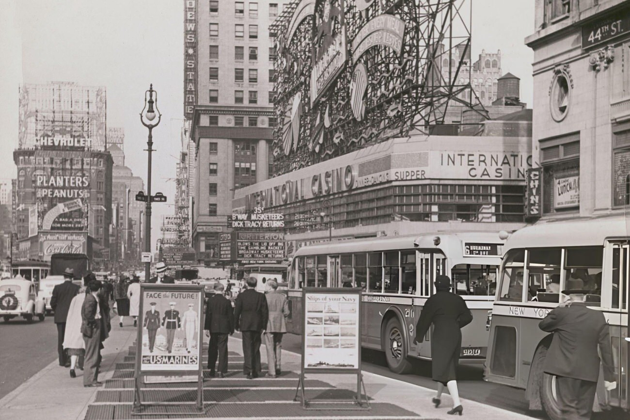 Times Square, 1940S.