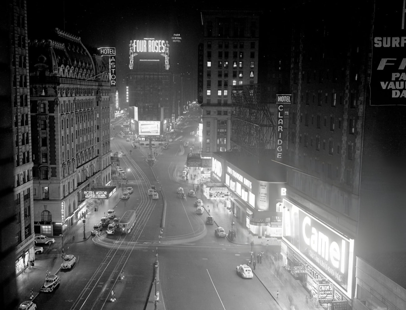 A Blackout Above The 15Th Floor In Times Square, 1942.