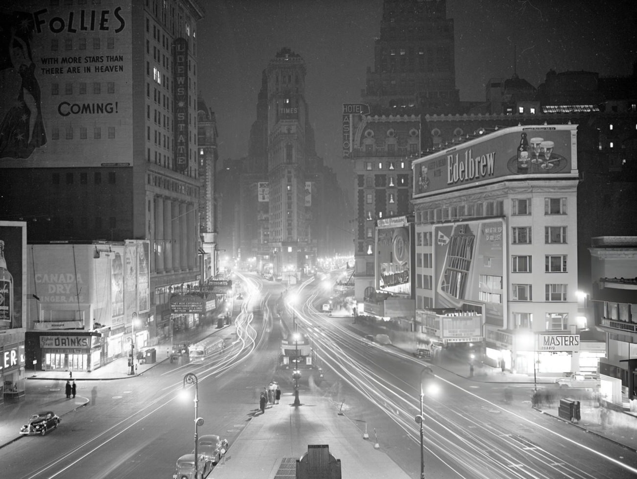 Bright Lights In Times Square, 1946.