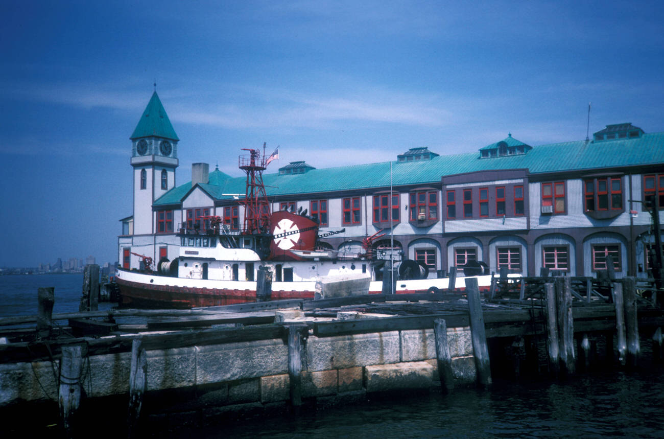 Pier A With A Wwi Memorial Clock In The Tower, 1988.