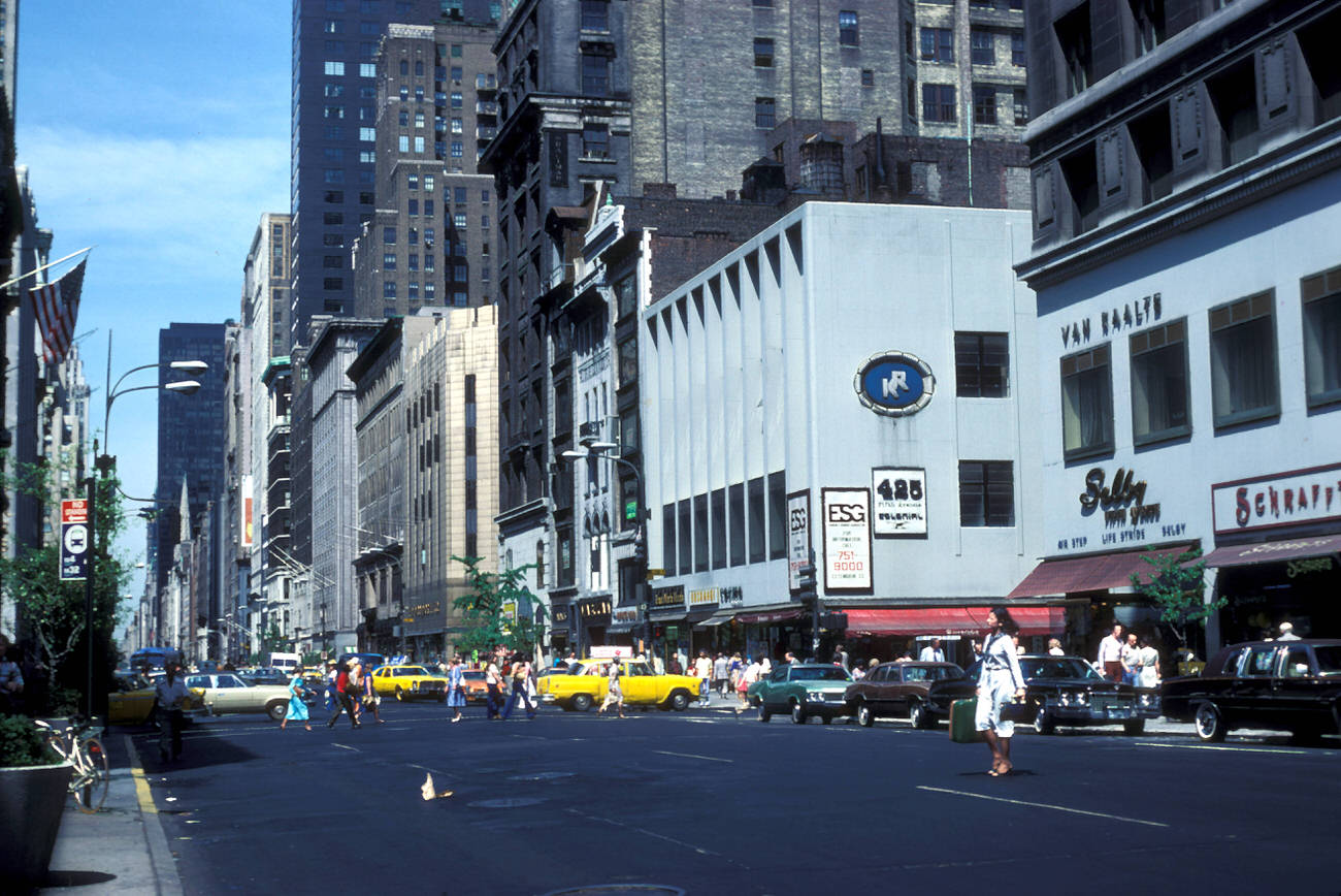 A Street Scene, 1977.