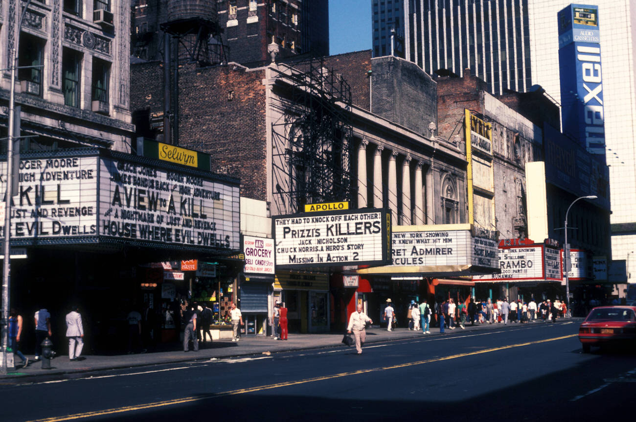 Theaters Along West 42Nd Street, 1985.