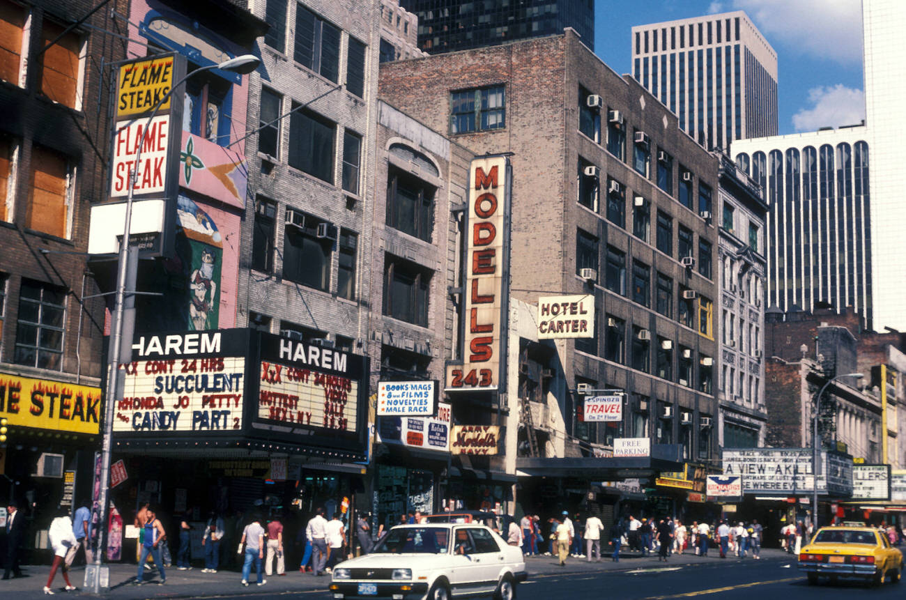 A Midtown Street Scene, 1985.