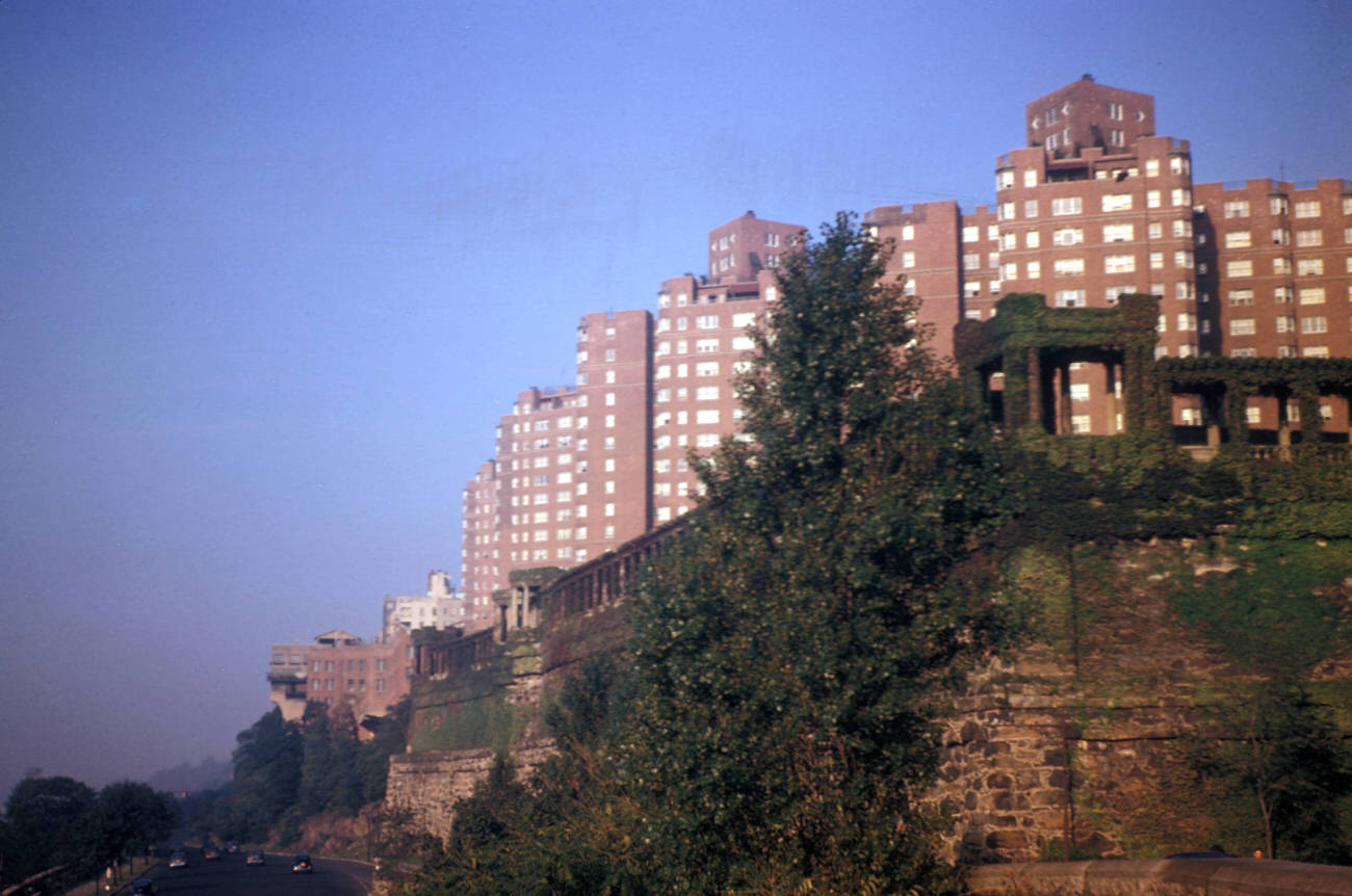 Apartment Buildings In Washington Heights, 1946.