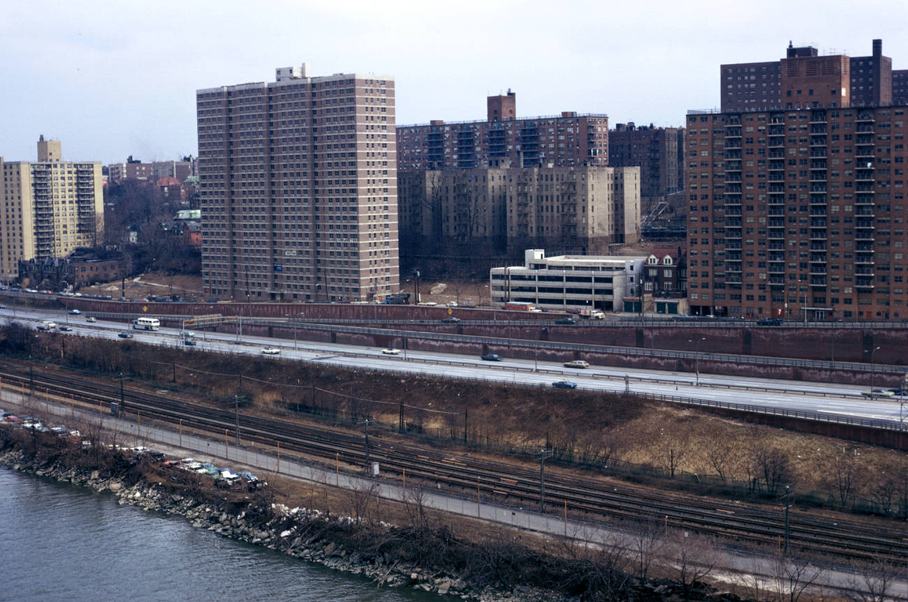 A View Of The West Side Major Deegan Expressway, 1972.