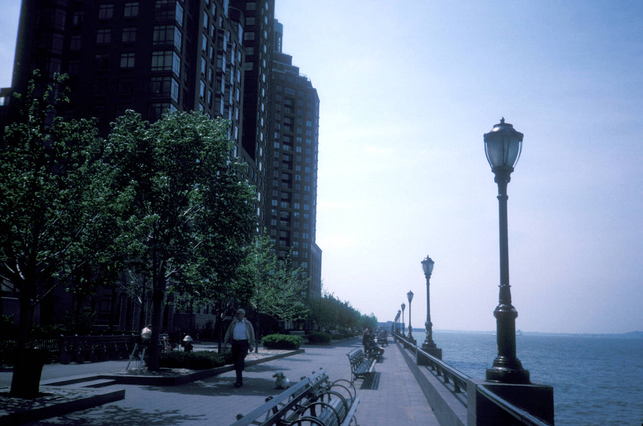 The Esplanade In Battery Park City, 1988.