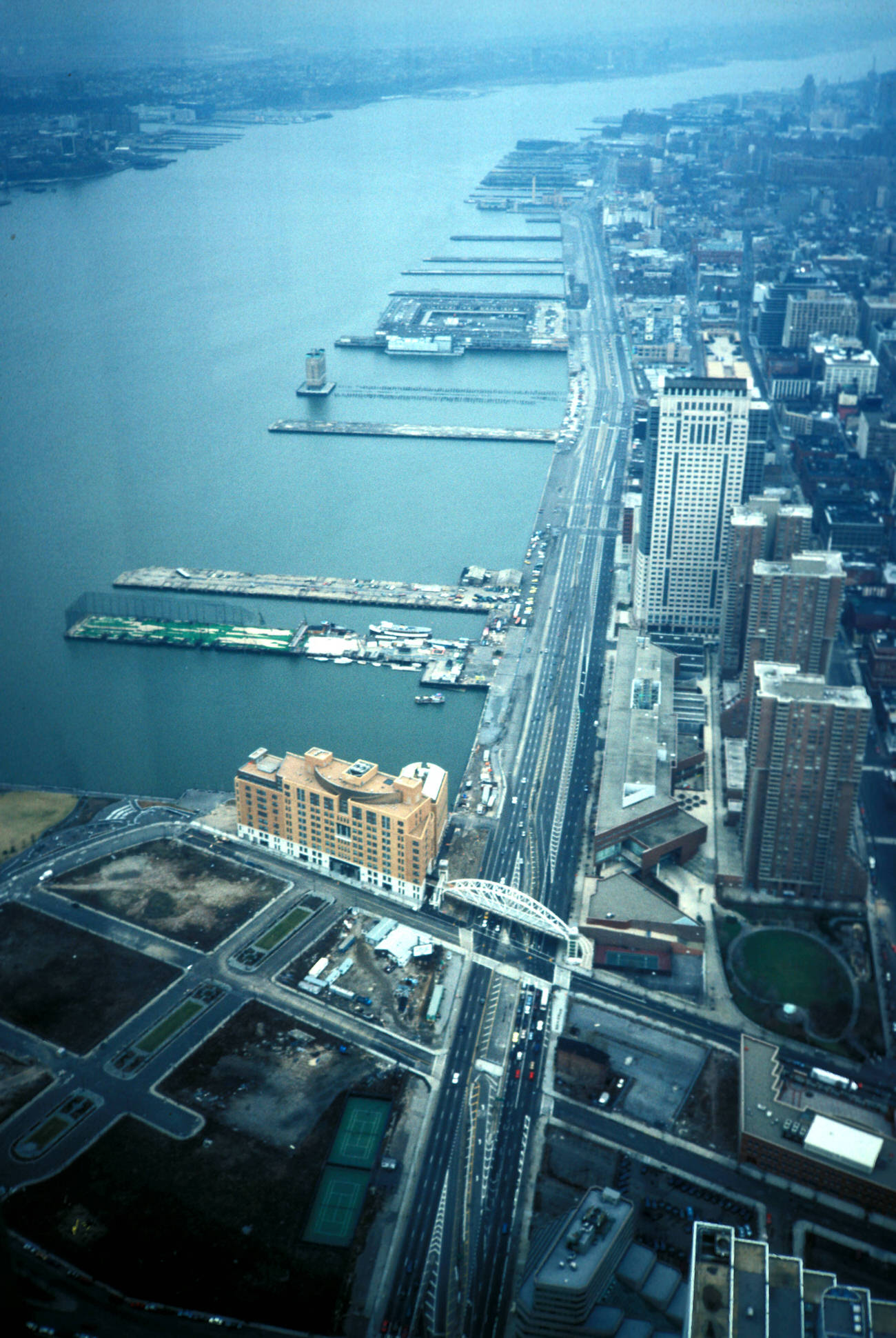 The Hudson River Waterfront From The World Trade Center, 1993.