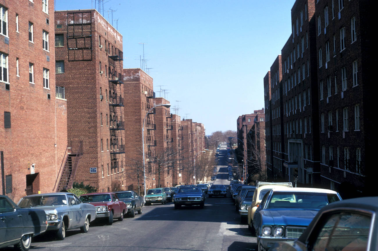 Apartment Buildings Along Rego Park, 1972.