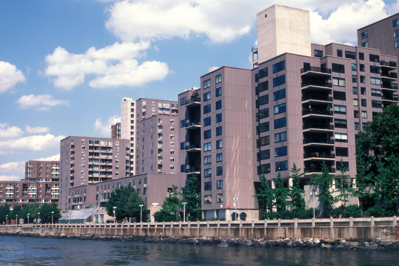 Waterfront Apartments On Roosevelt Island, 1985.