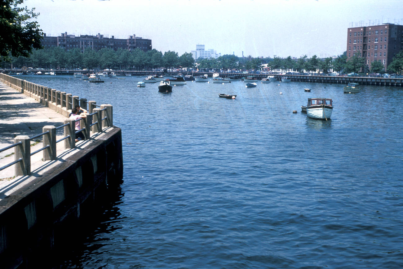 A View Of Sheepshead Bay Harbor, 1956.