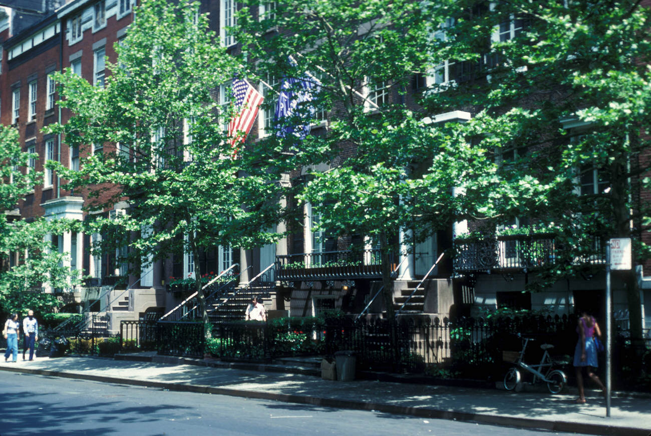 Townhouses On Washington Square, 1977.