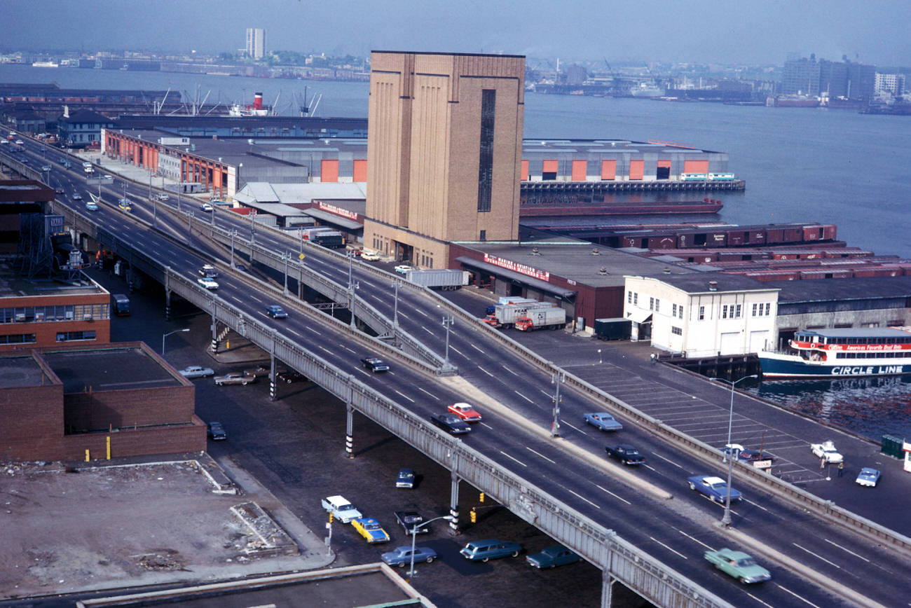 A View Of The West Side Highway At 42Nd Street, 1964.