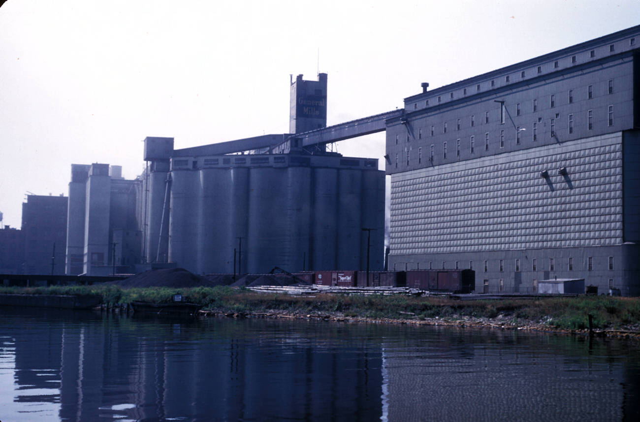 The General Mills Flour Mill On The City Ship Canal, 1952.