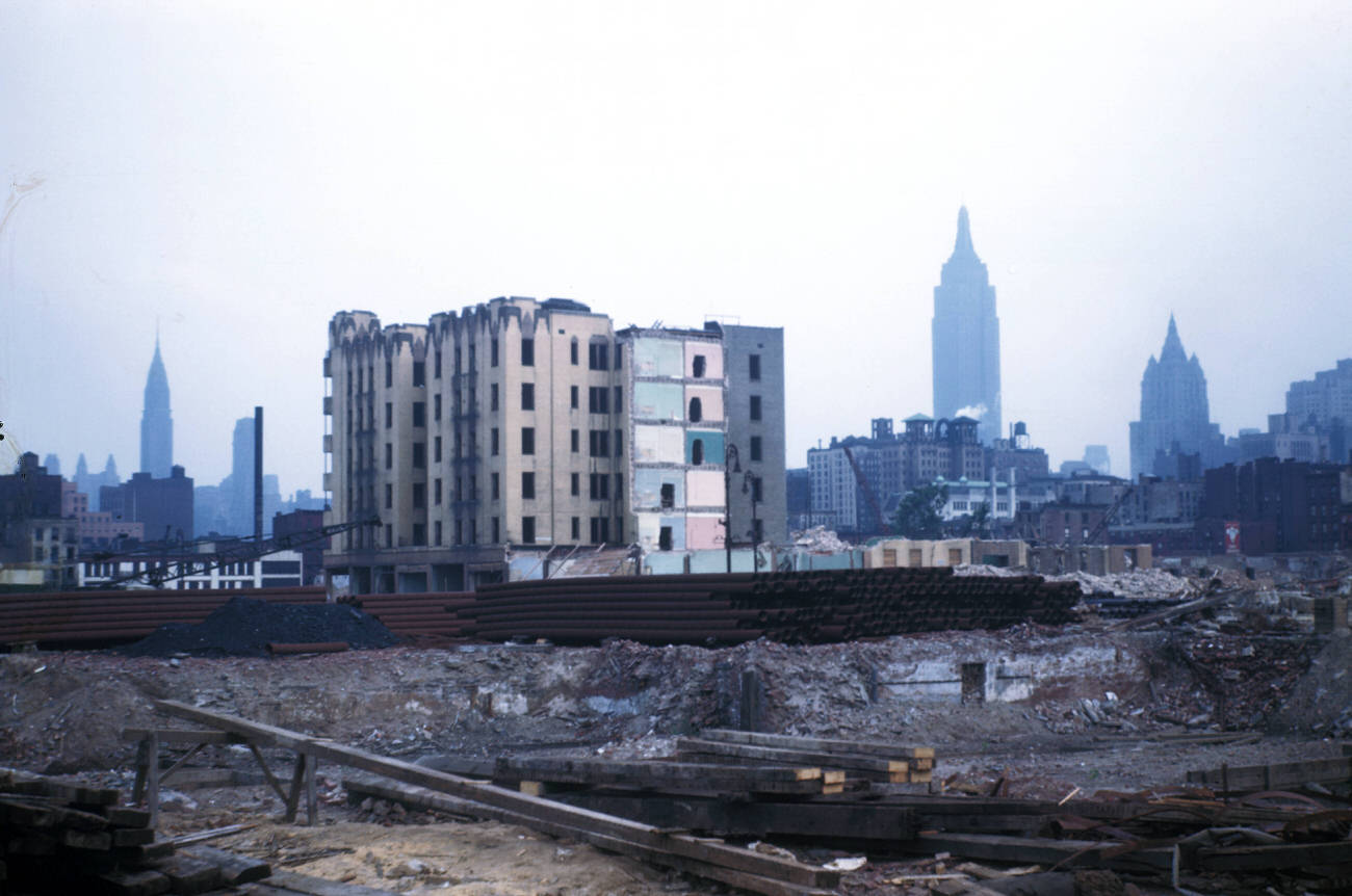 Demolition For The Stuyvesant Town Construction Project, 1946.