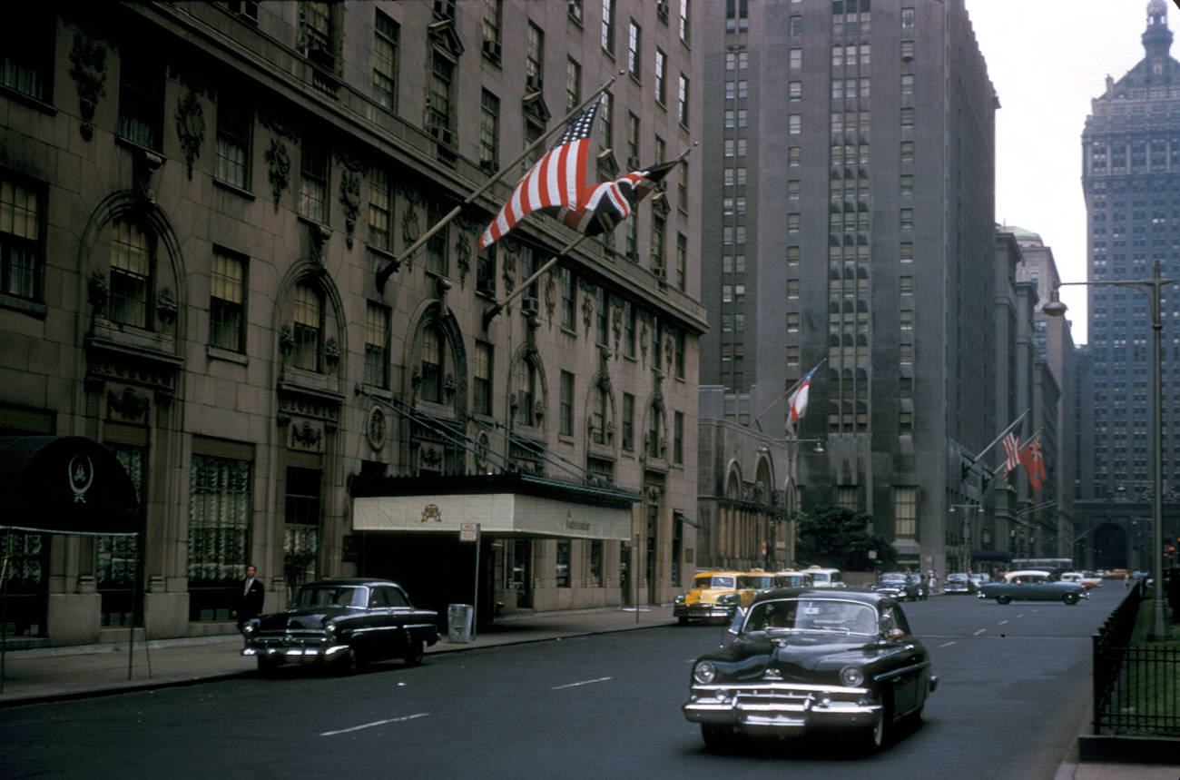 The Ambassador Hotel On Park Avenue, 1956.