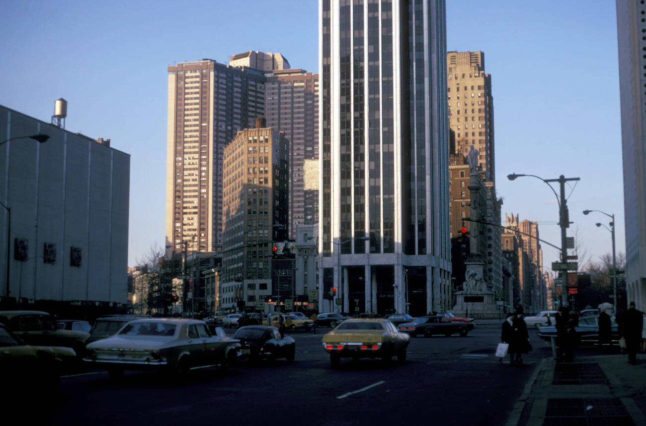 Columbus Circle, 1972.