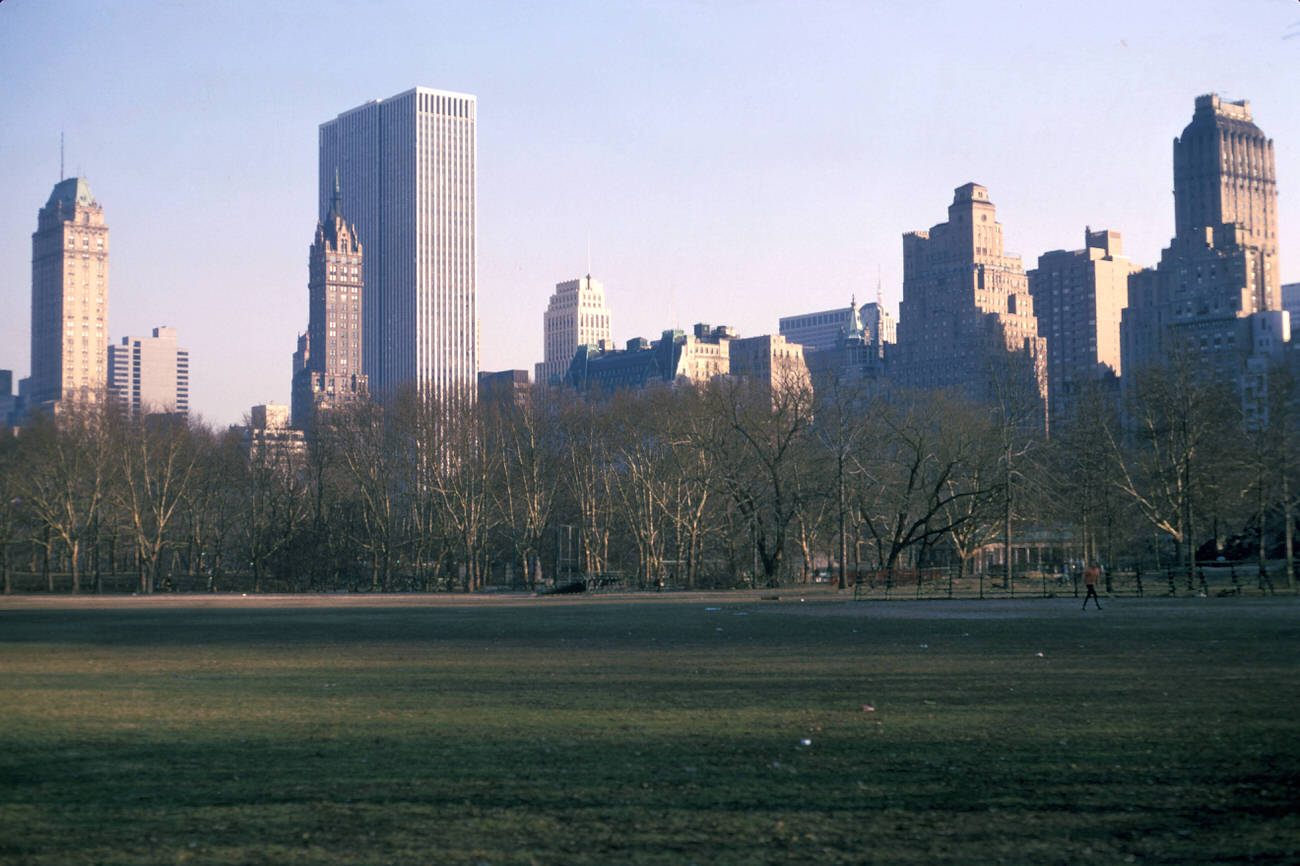 The Southeast Corner Of Central Park, 1969.