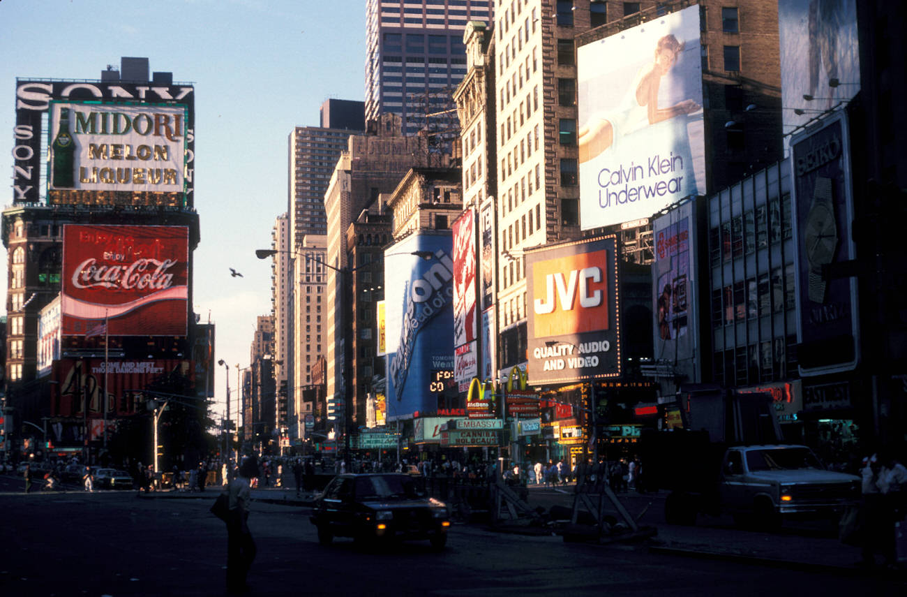 A View Of Times Square, 1985.