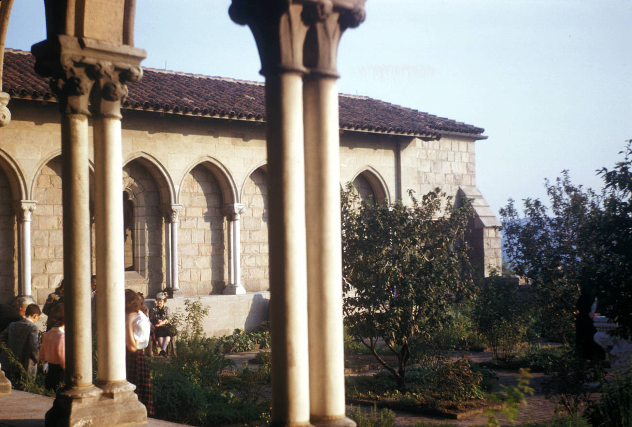 The Arcade At The Cloisters Museum Of Medieval Art, 1946.