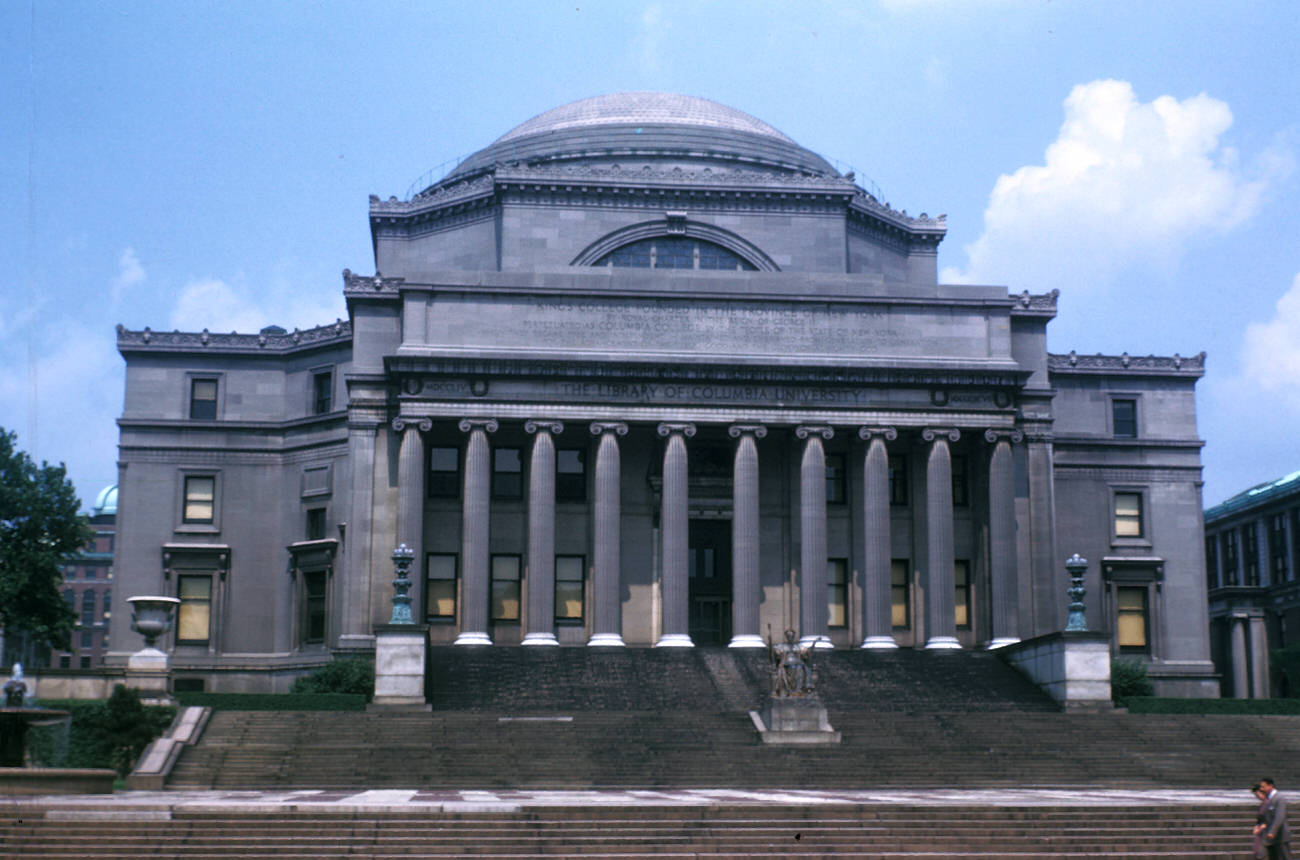 Low Memorial Library At Columbia University, 1946.