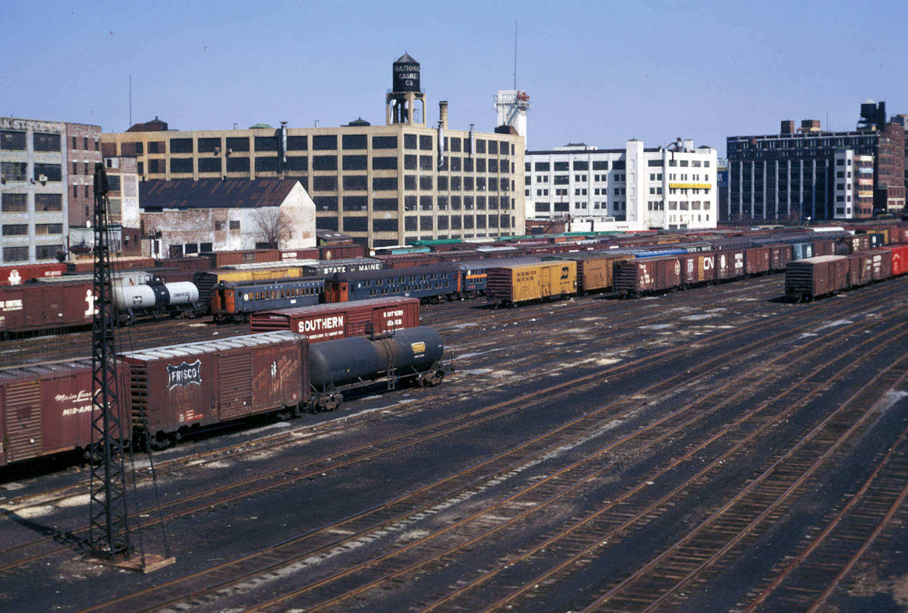 The Industrial Sunnyside Yards In Long Island City, 1972.