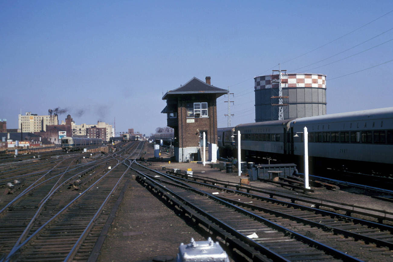 A View Of The Long Island Rail Road Yard, 1972.