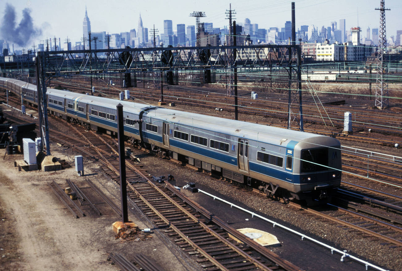 A Long Island Rail Road Train From The Sunnyside Yards, 1972.