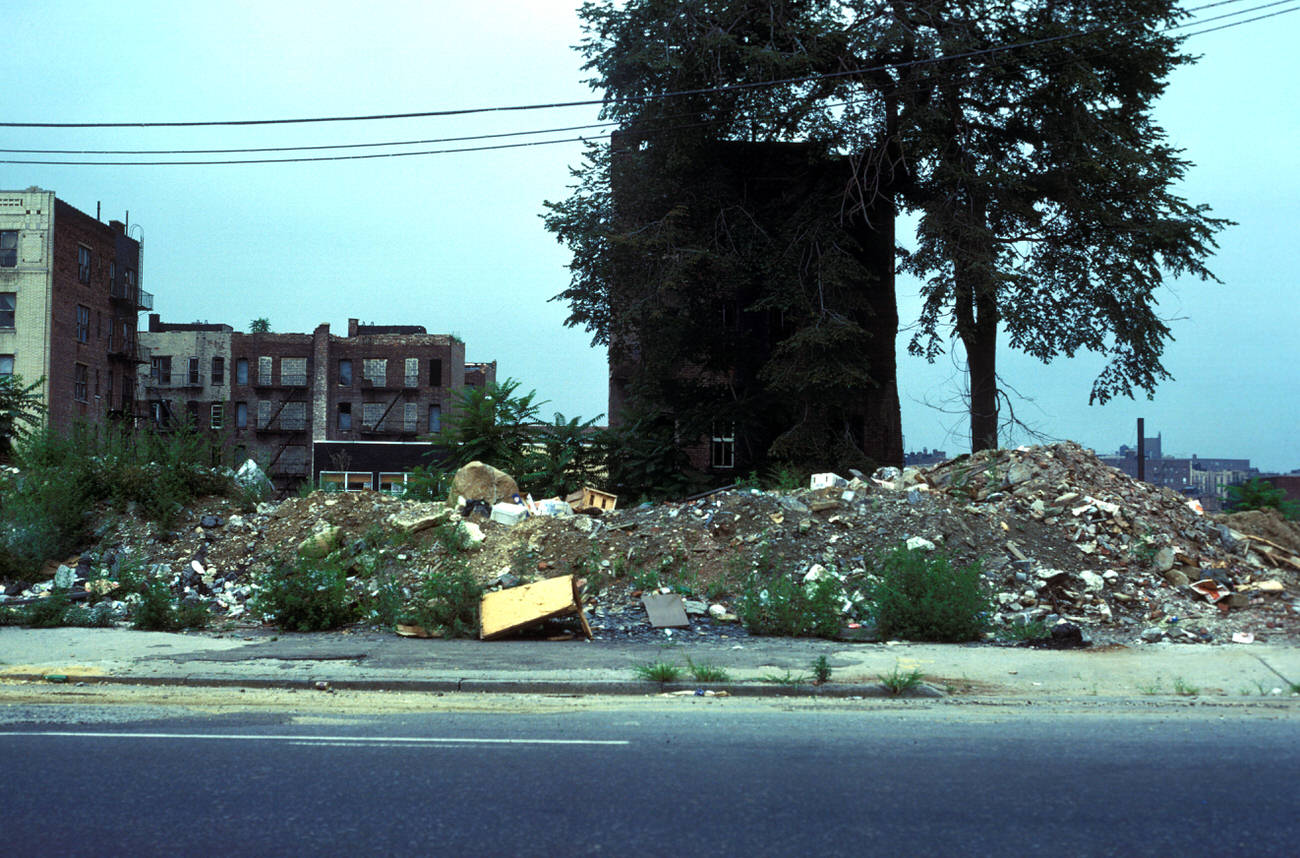 An Abandoned Building And Debris, 1978.