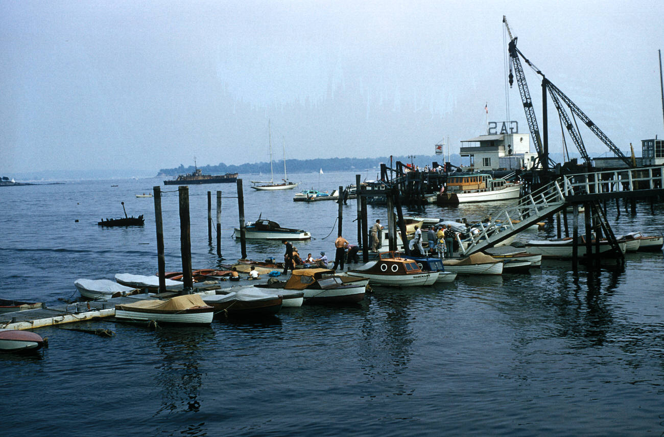 City Island Harbor, 1956.