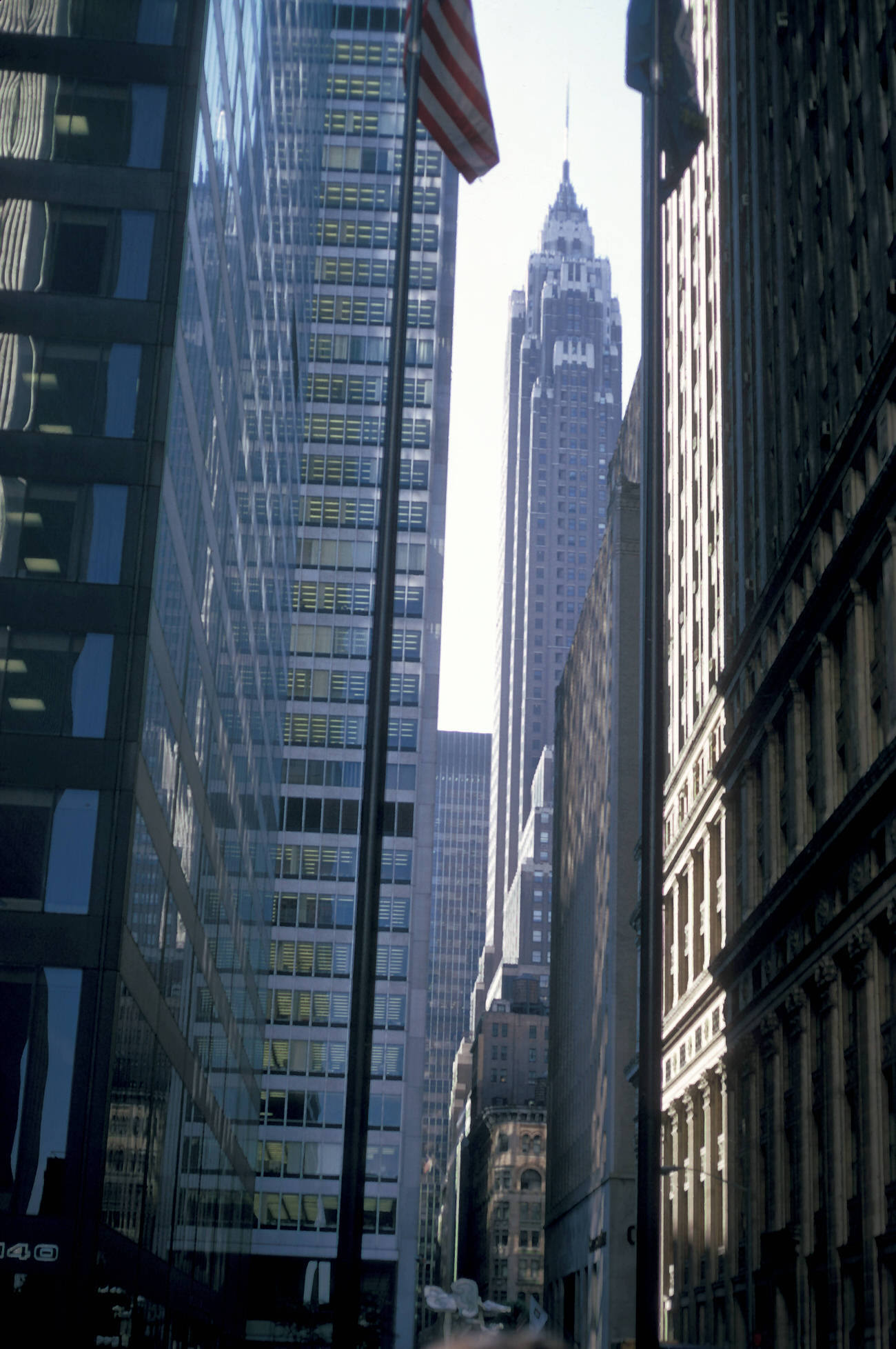 Skyscrapers On Cedar Street, 1973.