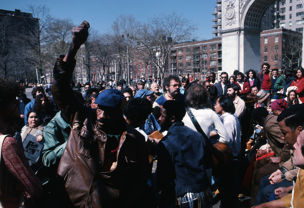 Washington Square Park, 1977.