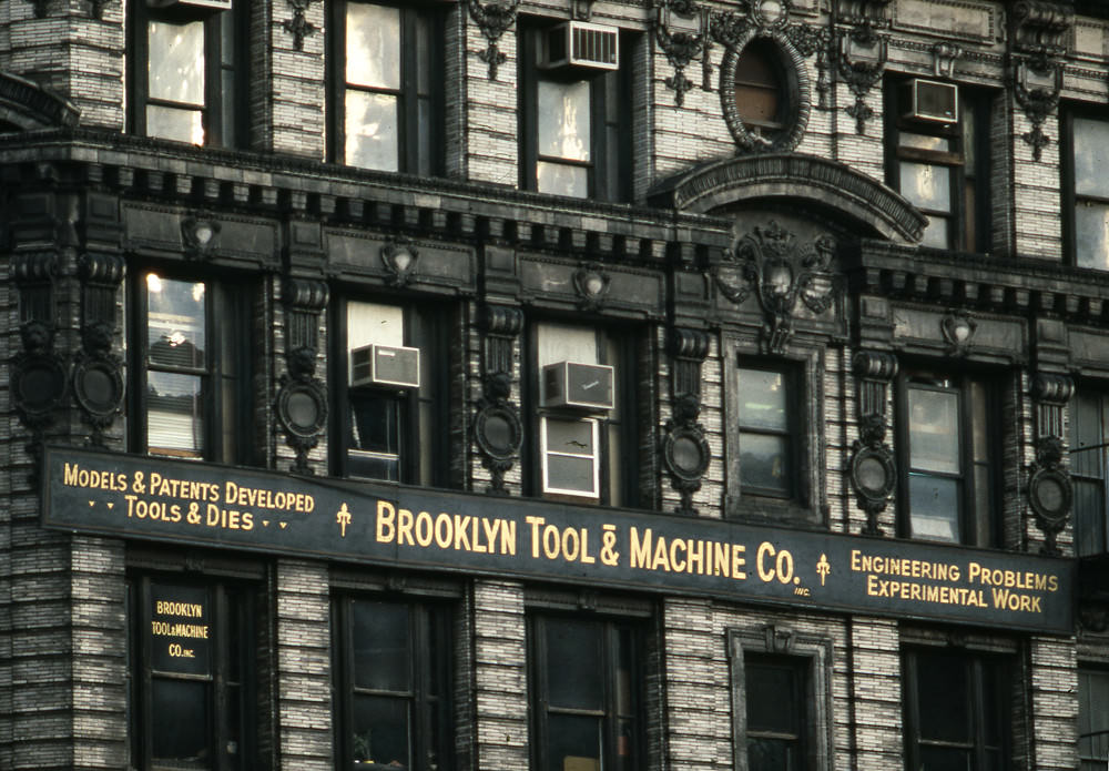 An old building in Manhattan, 1978.