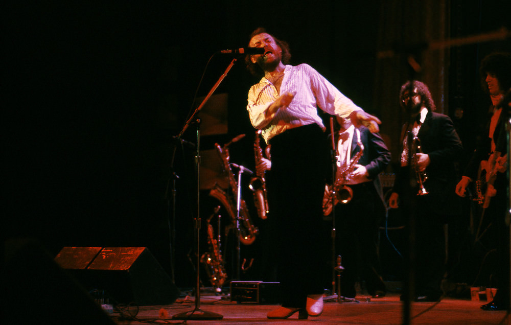 Joe Cocker at Carnegie Hall, Manhattan, 1978.