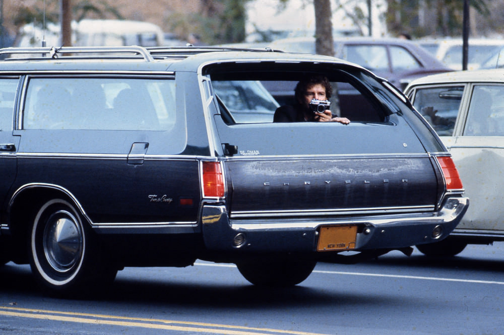 Captured photographer in Manhattan, 1978.