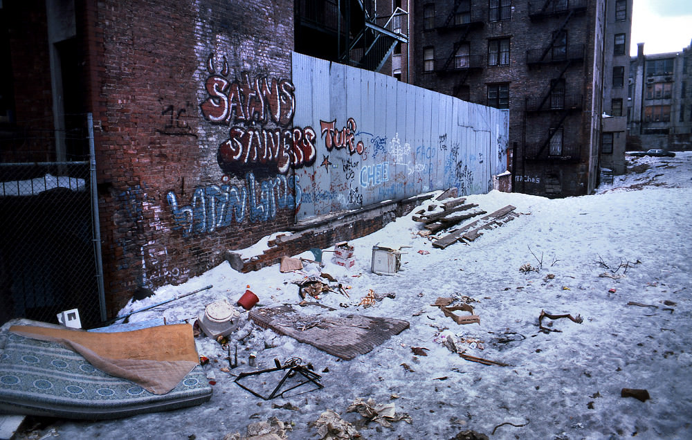 Some place in Manhattan, 1978.
