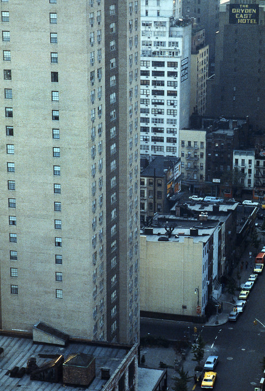 New York architecture, Manhattan, 1978.