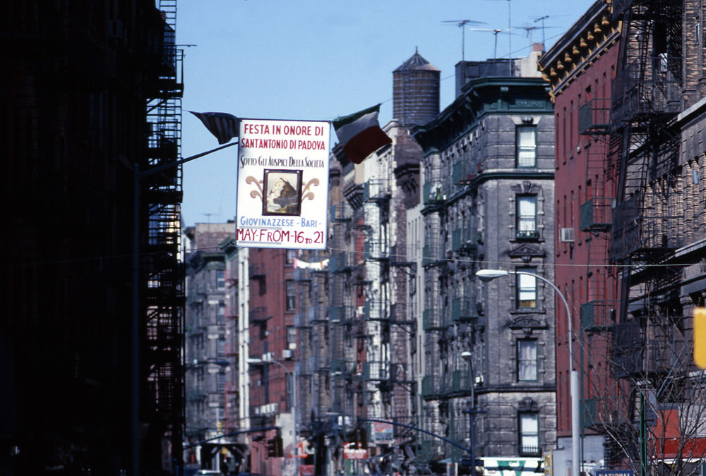 Little Italy, Manhattan, 1978.