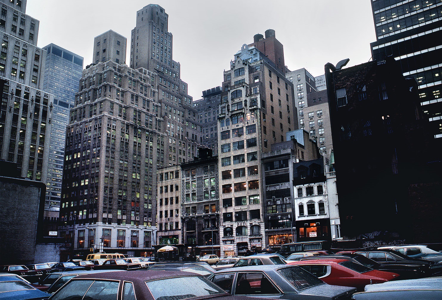 Urban walls in Manhattan, 1977.