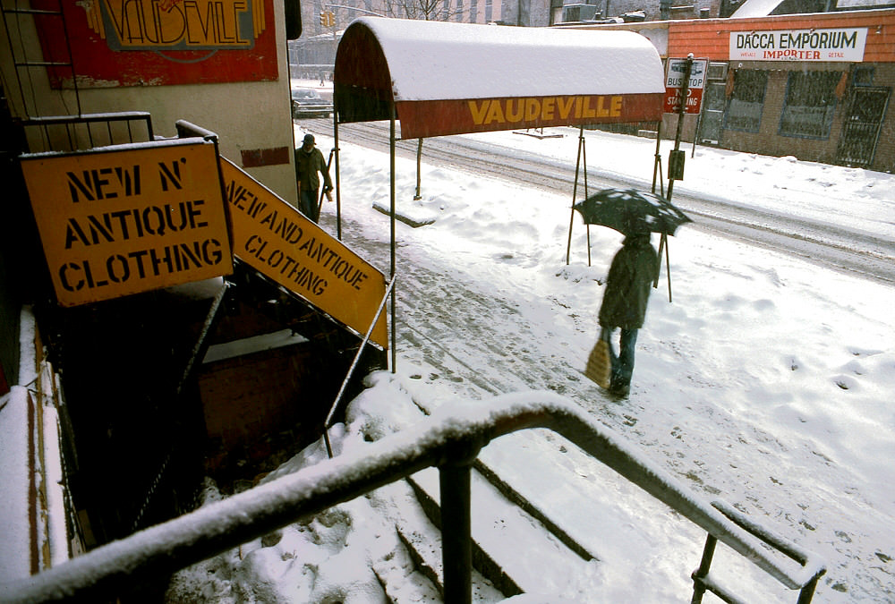 Living on St. Mark's Place, St. Mark's Place, Manhattan, 1978.