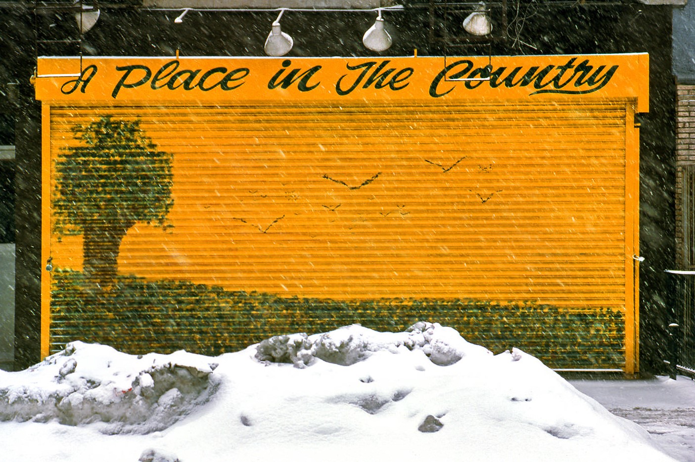 A place in the country, St. Mark's Place, Manhattan, 1978.