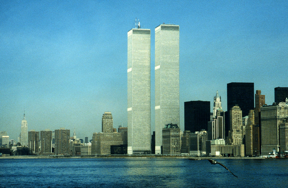 New York architecture in Manhattan, 1978.