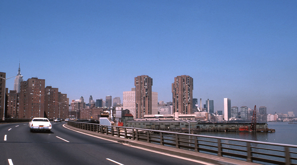 FDR Drive, East Side, Manhattan, 1977.