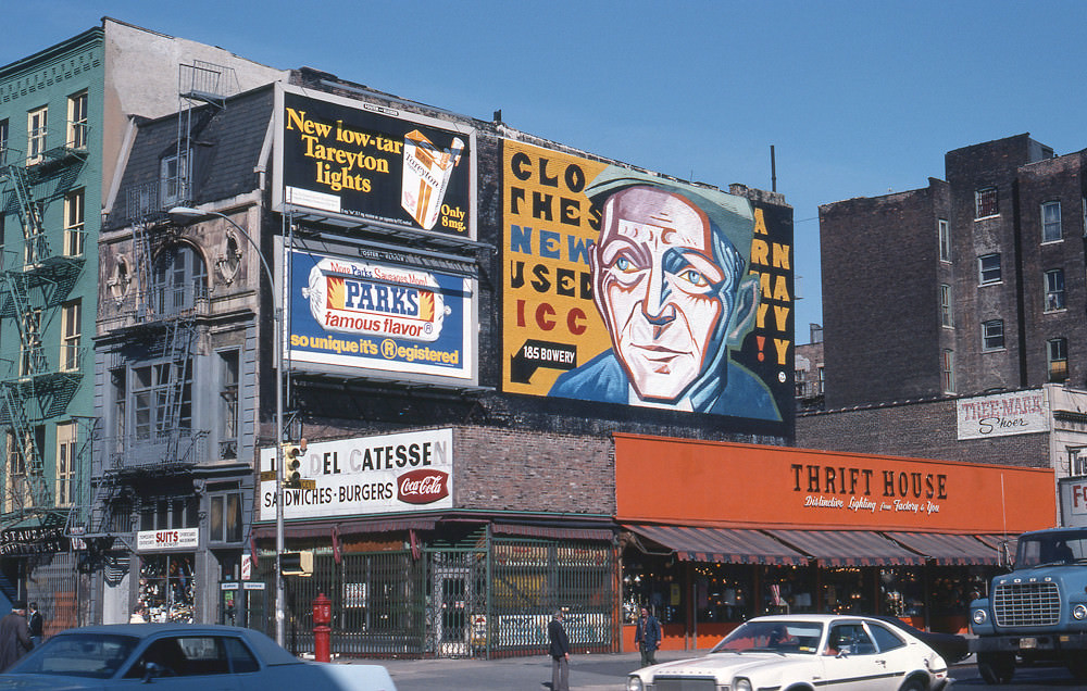 Bowery / Delancey, Manhattan, 1977.