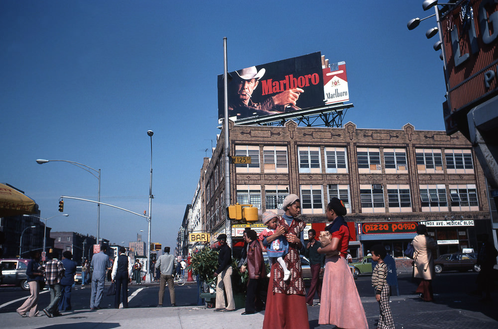 Harlem, Manhattan, 1977.