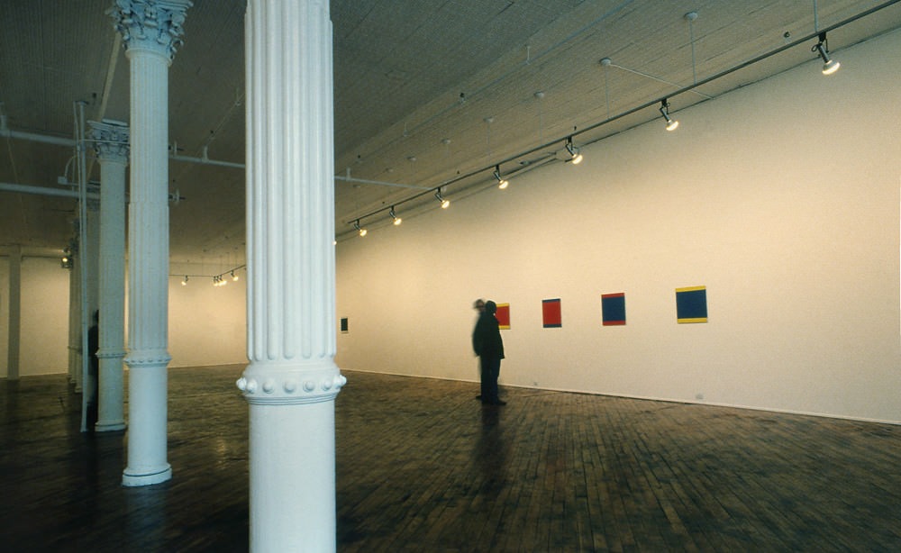 Art gallery in the Soho, Manhattan, 1978.