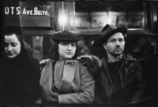 Vintage Photos Capture The Faces And Fashion Of Nyc Subway Passengers In The 1940S