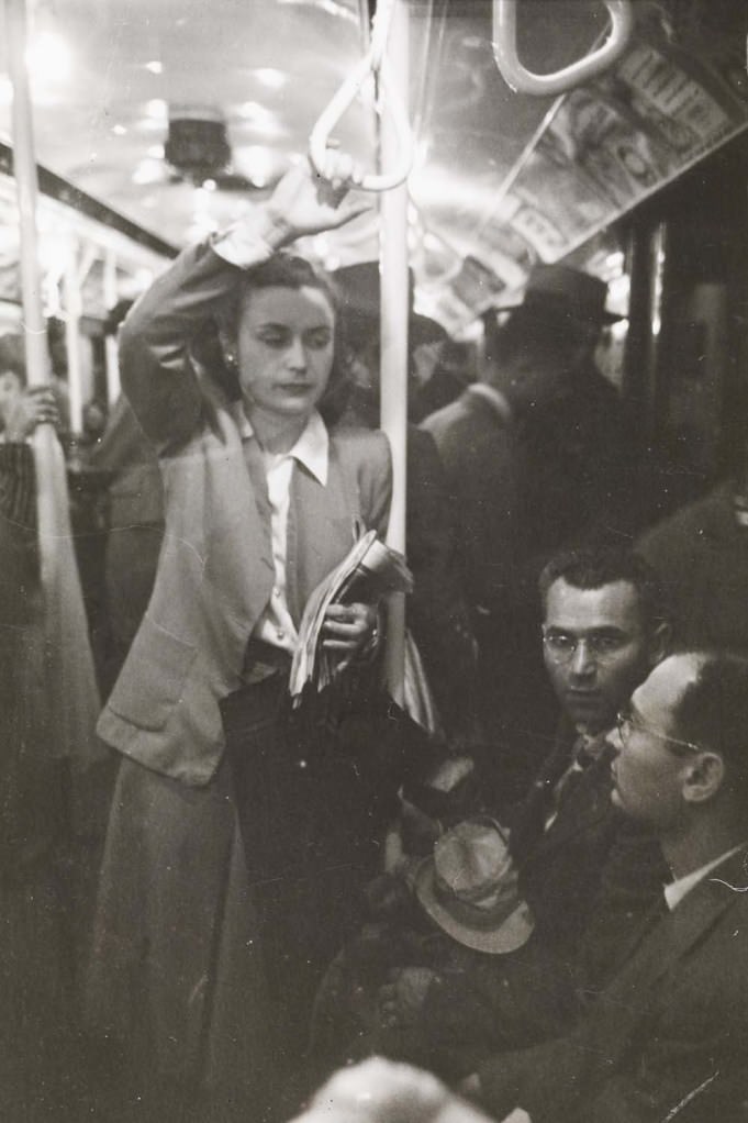 Vintage Photos Capture The Faces And Fashion Of Nyc Subway Passengers In The 1940S