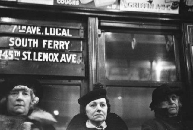 Vintage Photos Capture The Faces And Fashion Of Nyc Subway Passengers In The 1940S