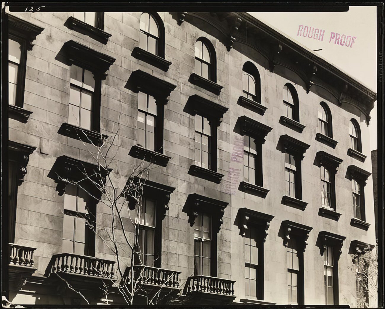 Brooklyn Facade: 65-71 Columbia Heights, 1936