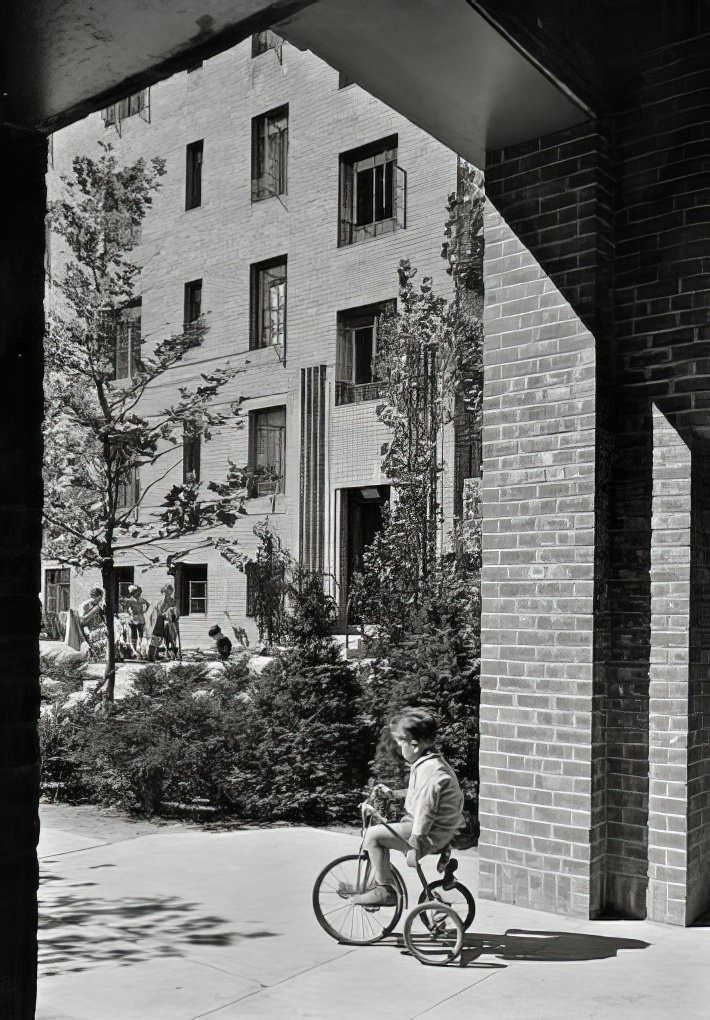 Hillside Housing Inc., Boston Post Road, Bronx, 1935.